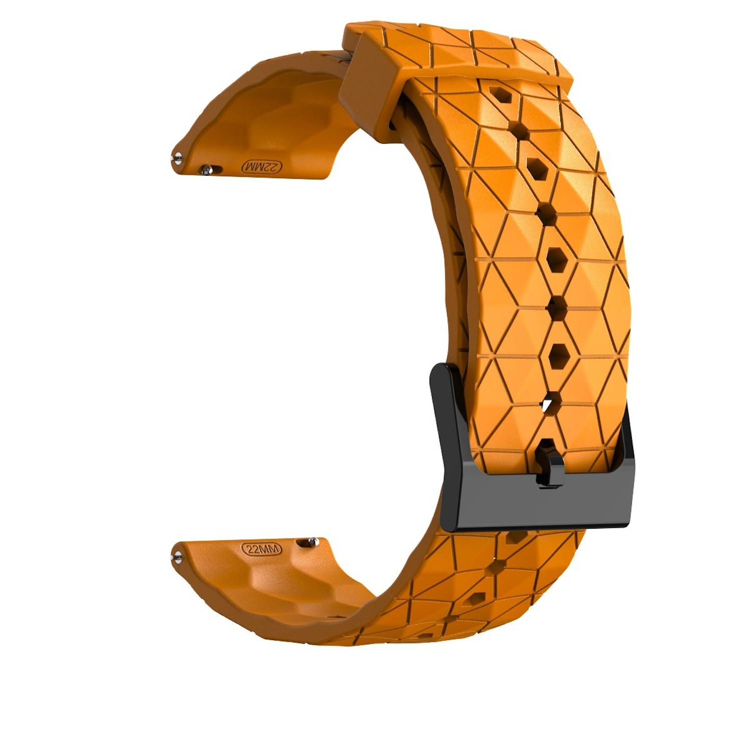 Für Samsung Galaxy Watch 7 44 40mm / FE Silikon Design Armband Orange