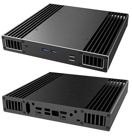 Akasa Plato RC Gehäuse (für ASUS NUC 14 Pro Revel Canyon, A-NUC106-M1B) [LÜFTERLOS]