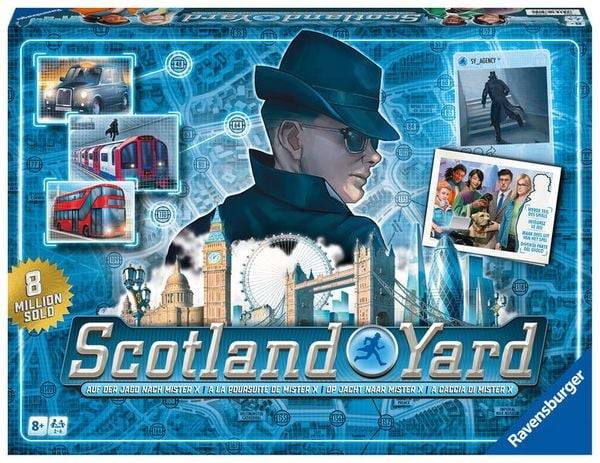 Scotland Yard – Ravensburger Detektivspiel ab 8 Jahren für 2–6 Spieler