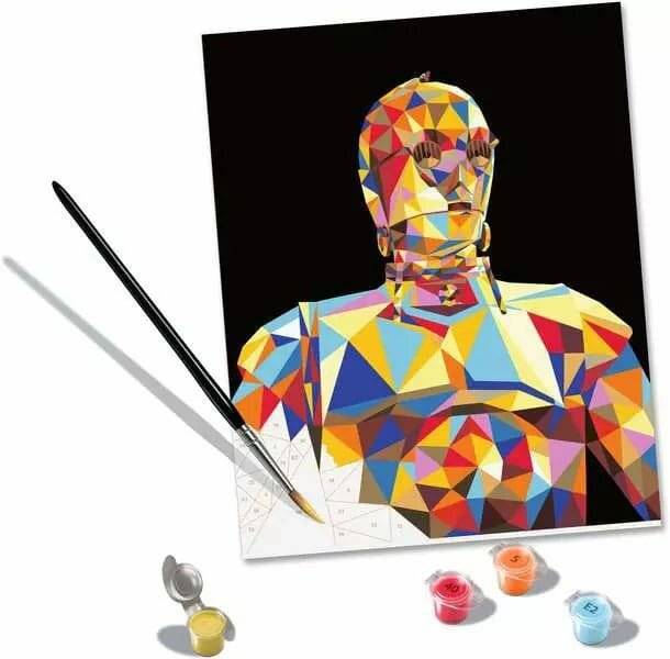 Star Wars CreArt Malen nach Zahlen Malset C-3PO 24 x 30 cm