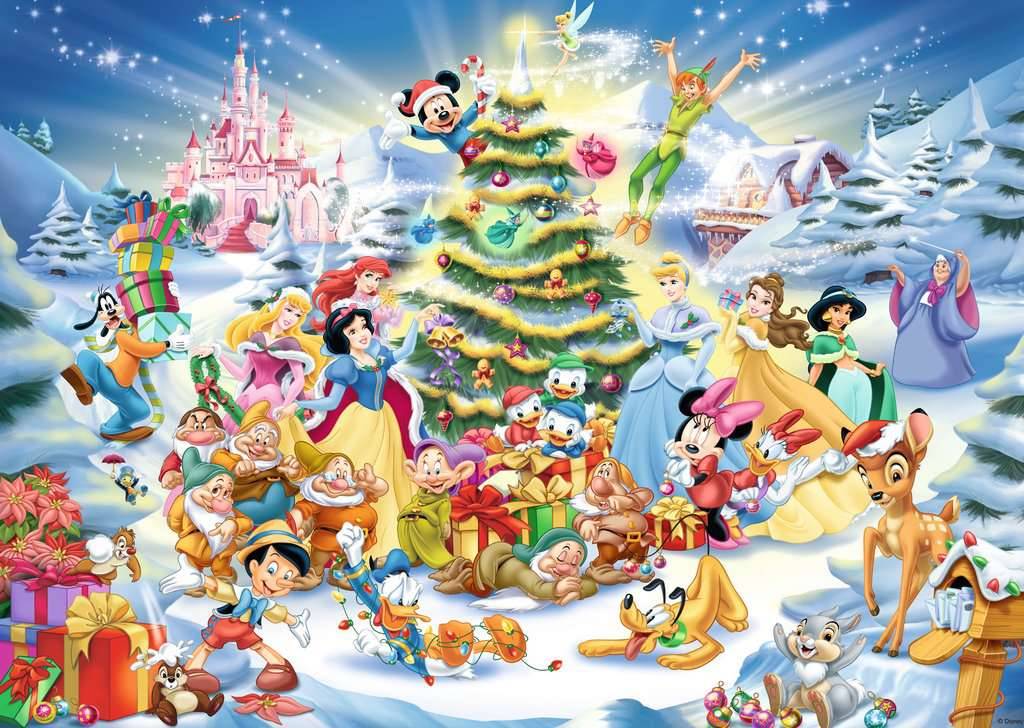 Disney Weihnachten – 1000 Teile Puzzle von Ravensburger