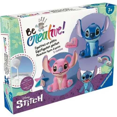 Ravensburger 23877 BeCreative Bastelset Gipsgießen STITCH, DIY für Kinder ab 7 Jahren Ravensburger 23877 BeCreative Bastelset Gipsgießen STITCH, DIY für Kinder ab 7 Jahren