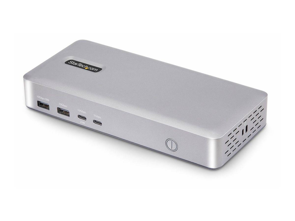 StarTech.com USB4 Docking Station, USB-C 40Gbps, Dual Video HDMI, Up to 2x 4K 60Hz 4:4:4 (RGB)