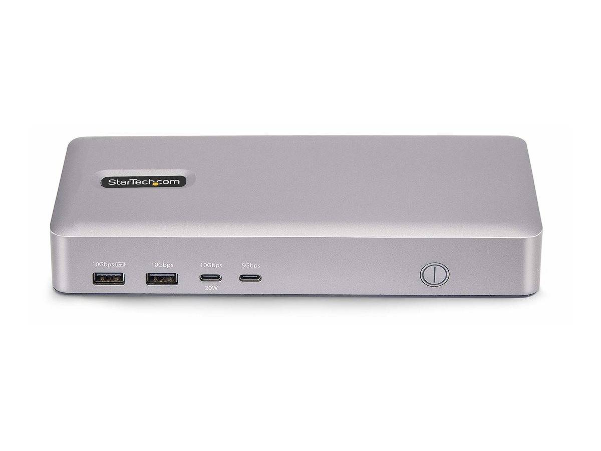StarTech.com USB4 Docking Station, USB-C 40Gbps, Dual Video HDMI, Up to 2x 4K 60Hz 4:4:4 (RGB)