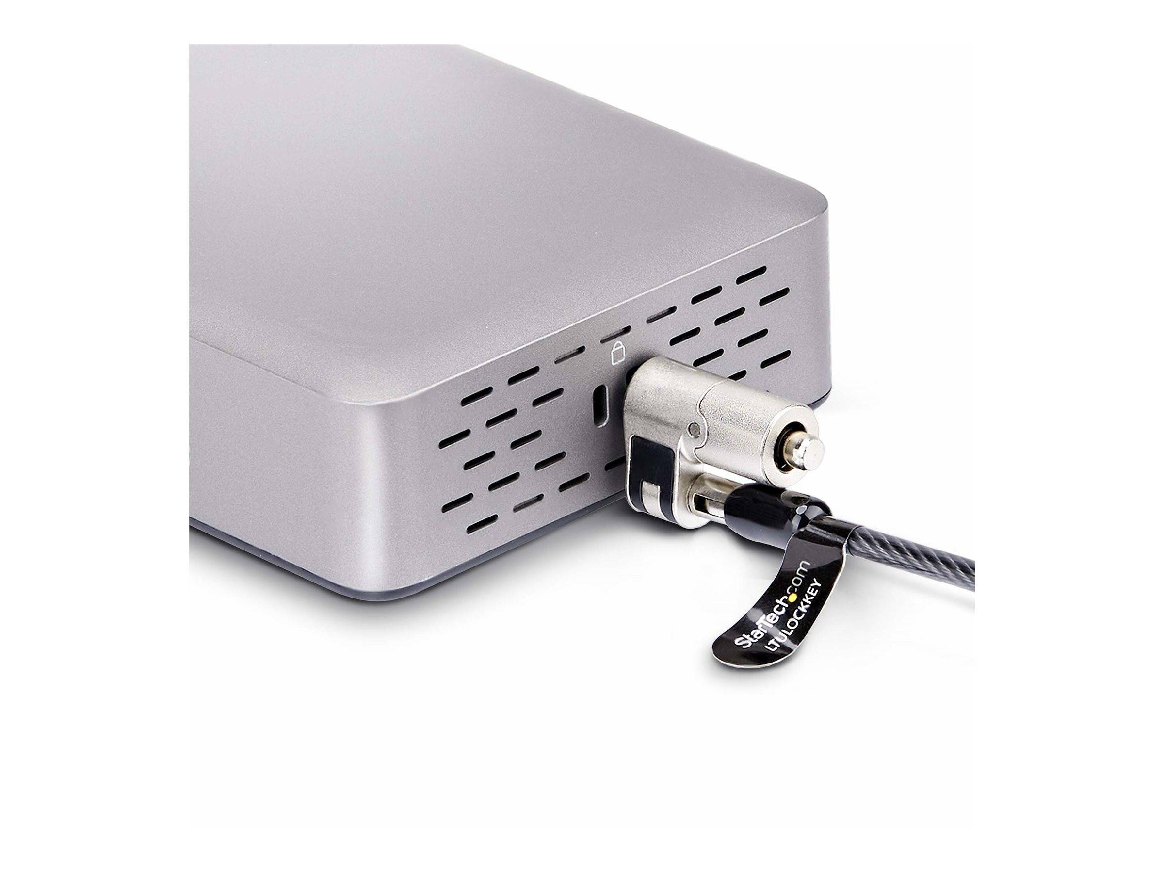 StarTech.com USB4 Docking Station, USB-C 40Gbps, Dual Video HDMI, Up to 2x 4K 60Hz 4:4:4 (RGB)