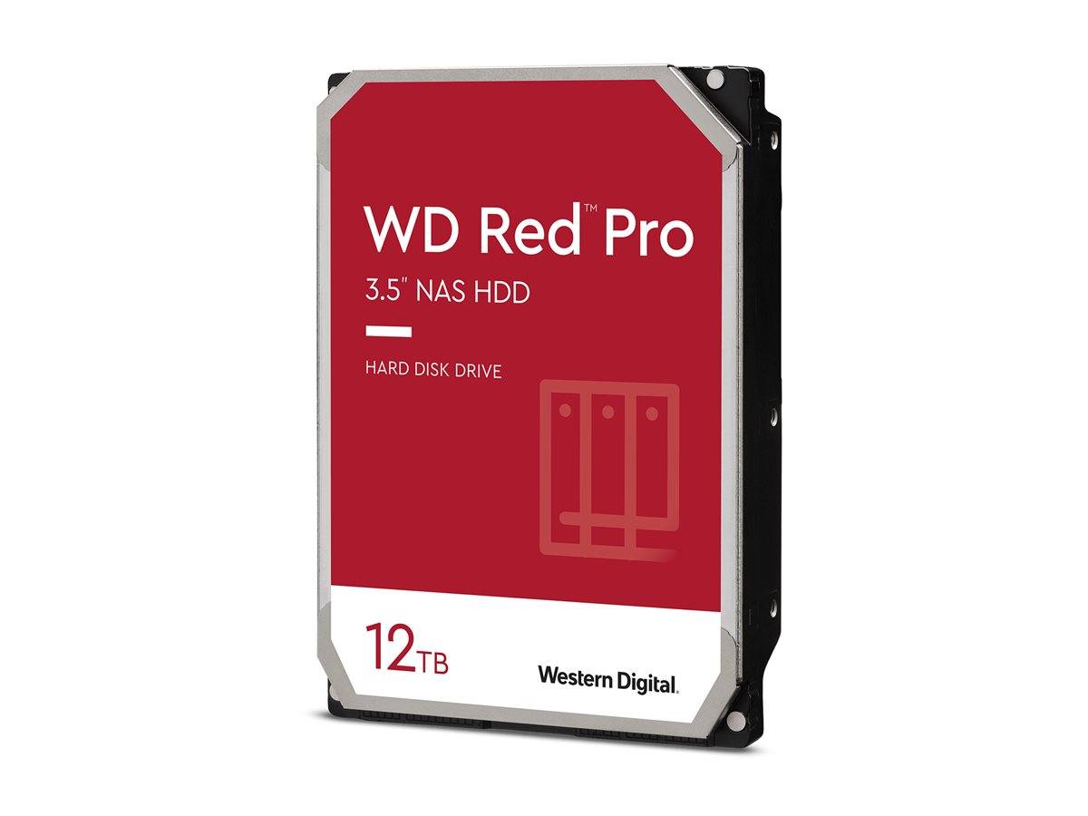 WD Red Pro WD122KFBX - Festplatte - Enterprise - 12 TB - intern - 3.5"" (8.9 cm)