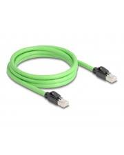 Delock RJ45 Netzwerkkabel Cat.6A Stecker zu SF/UTP schleppkettentauglich PUR TPU CAT 6a UTP