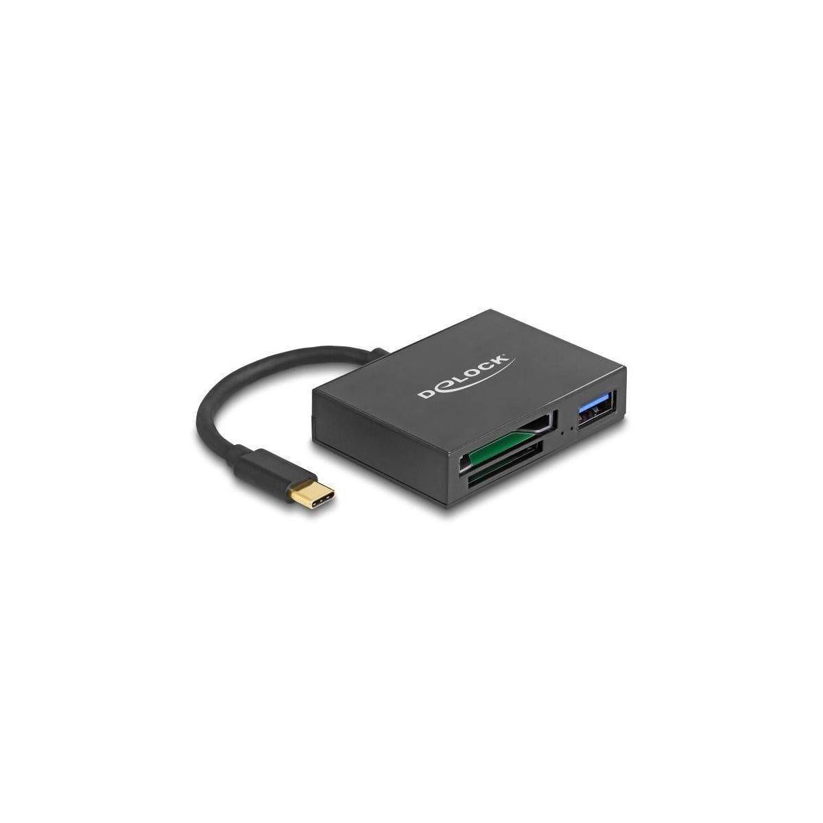 91711 - USB-C Card Reader für XQD und SD Speicherkarten USB 5 Gbps Typ-A Port