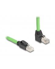 Delock RJ45 Netzwerkkabel Cat.6A Stecker zu oben gewinkelt SF/UTP CAT 6a UTP