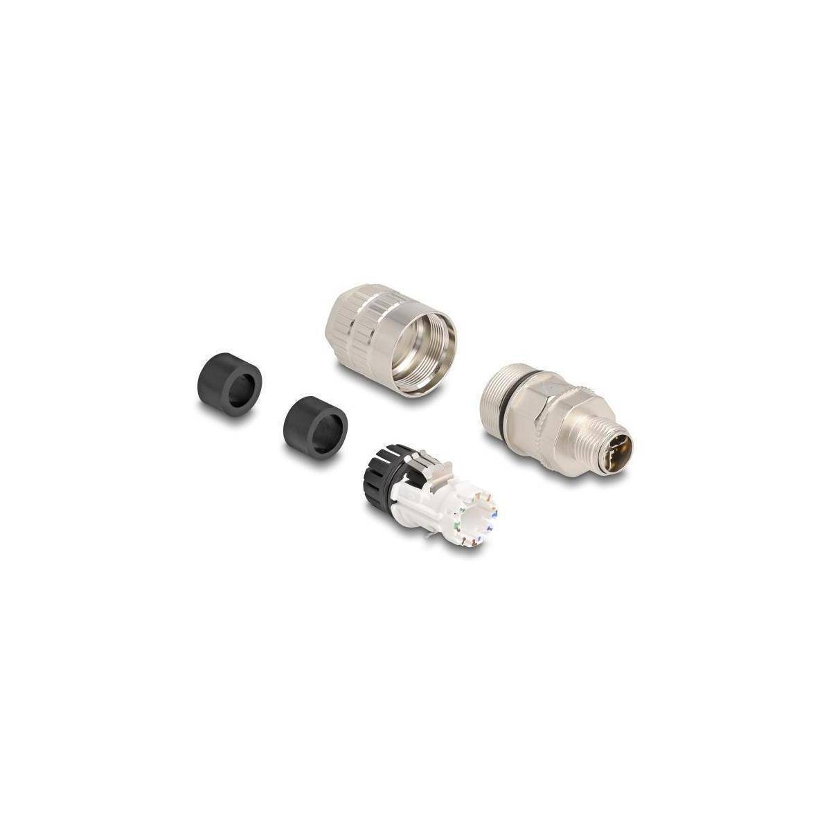 86032 - M12 Stecker 8 Pin X-kodiert feldkonfektionierbar Cat.6A
