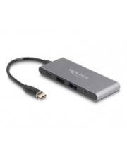 Delock 4 Port USB Type-C Hub mit 2 x Typ-A und 2 10 Gbps