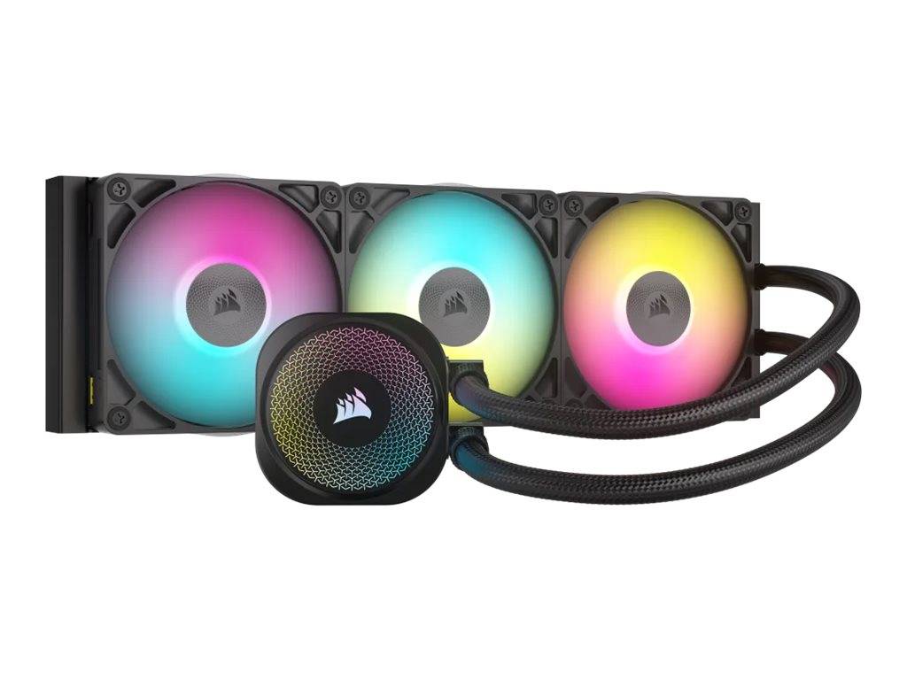 CORSAIR iCUE Link TITAN 360 RX RGB - Prozessor-Flüssigkeitskühlsystem - Kühlergröße: 360 mm - (für: LGA1851, LGA1700, AM