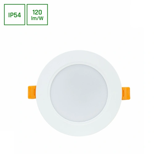 Spectrum LED Panel DURE 3 Einbauleuchte 8W rund 1000lm Badezimmerleuchte IP54 Neutralweiß 4000K Spectrum LED Panel DURE 3 Einbauleuchte 8W rund 1000lm Badezimmerleuchte IP54 Neutralweiß 4000K