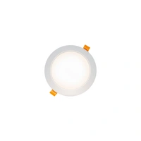 Spectrum LED Panel DURE 3 Einbauleuchte 12W rund 1500lm Badezimmerleuchte IP54 Warmweiß 3000K Spectrum LED Panel DURE 3 Einbauleuchte 12W rund 1500lm Badezimmerleuchte IP54 Warmweiß 3000K