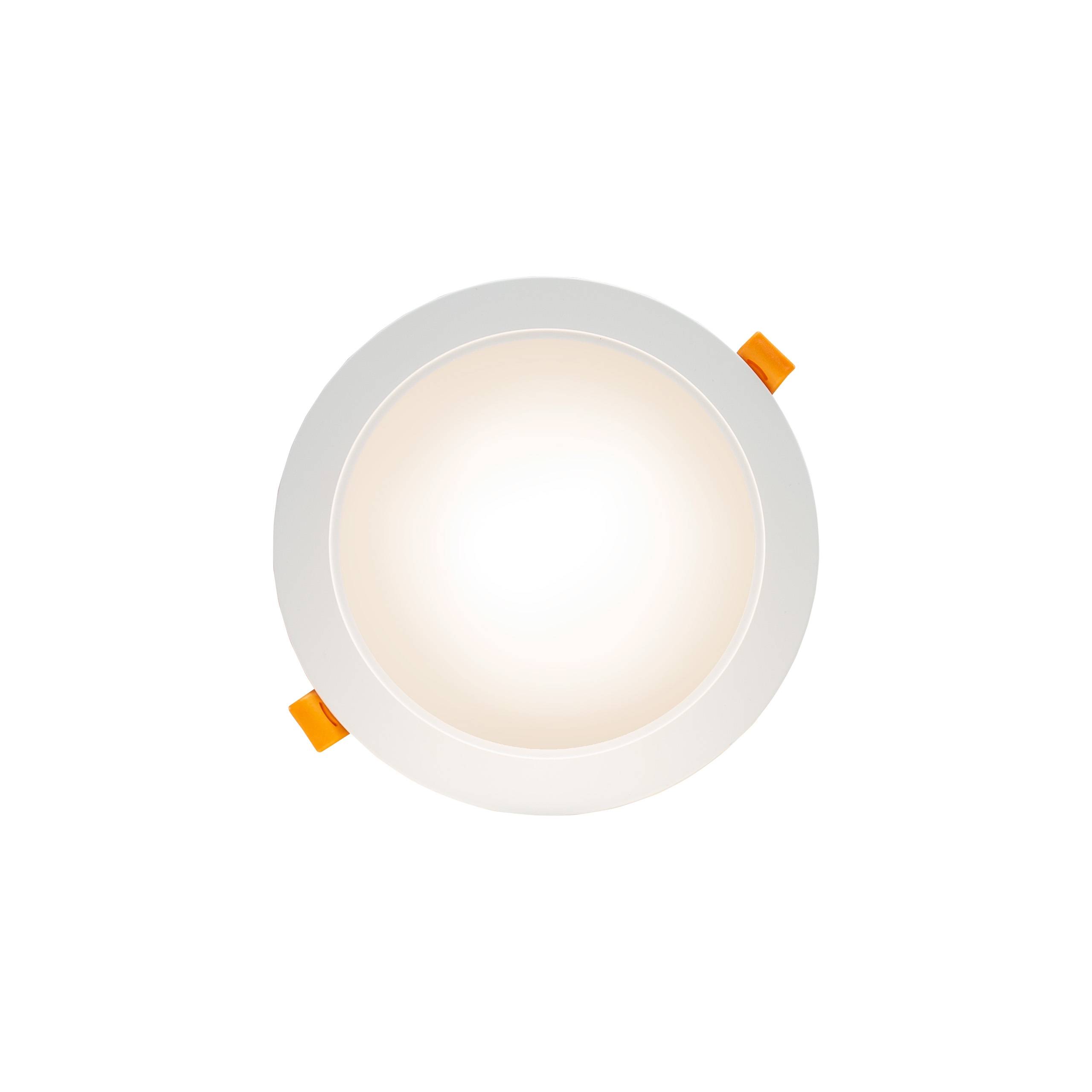 Spectrum LED Panel DURE 3 Einbauleuchte 18W rund 2200lm Badezimmerleuchte IP54 Warmweiß 3000K