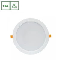 Spectrum LED Panel DURE 3 Einbauleuchte 24W rund 2900lm Badezimmerleuchte IP54 Warmweiß 3000K Spectrum LED Panel DURE 3 Einbauleuchte 24W rund 2900lm Badezimmerleuchte IP54 Warmweiß 3000K