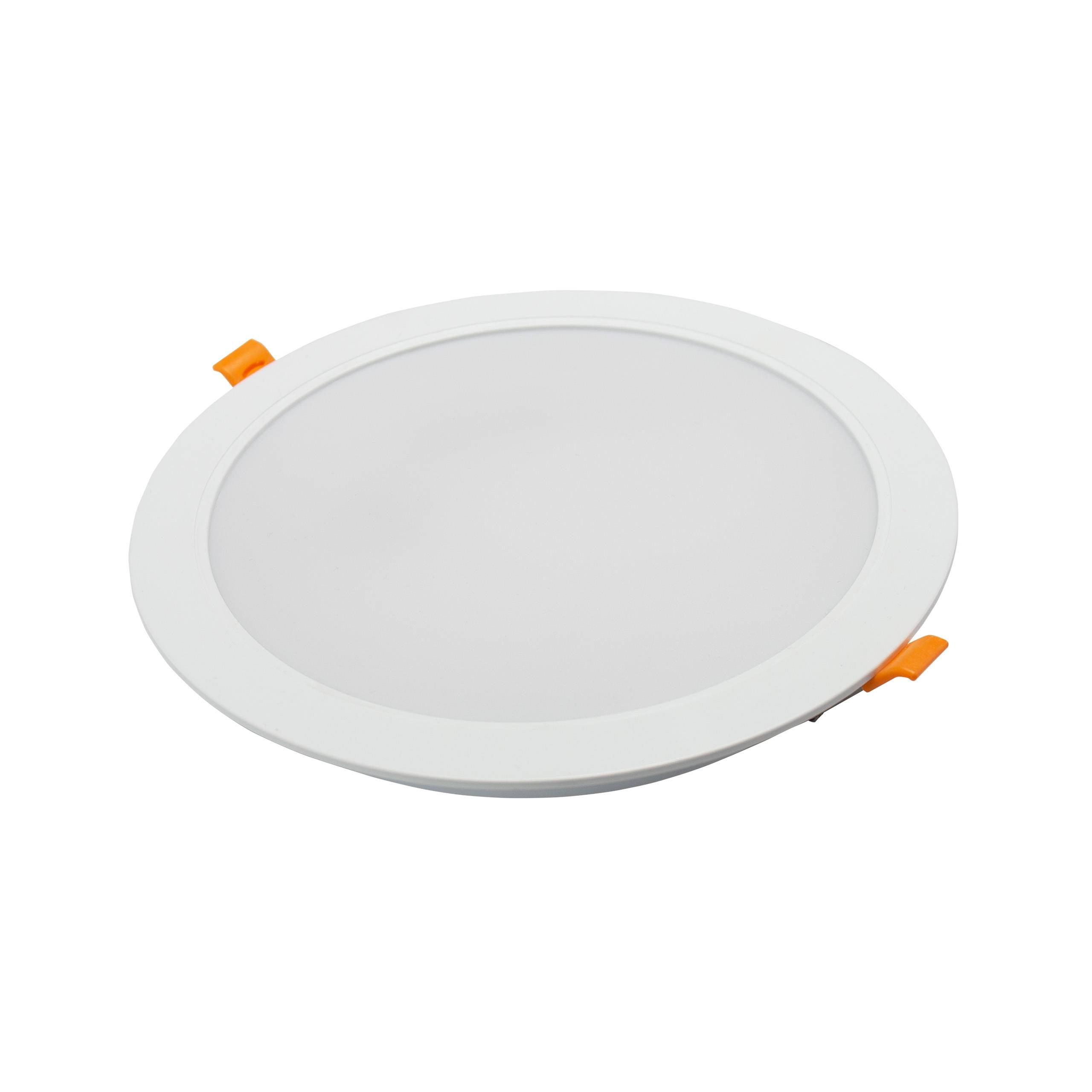 Spectrum LED Panel DURE 3 Einbauleuchte 24W rund 2900lm Badezimmerleuchte IP54 Kaltweiß 6000K