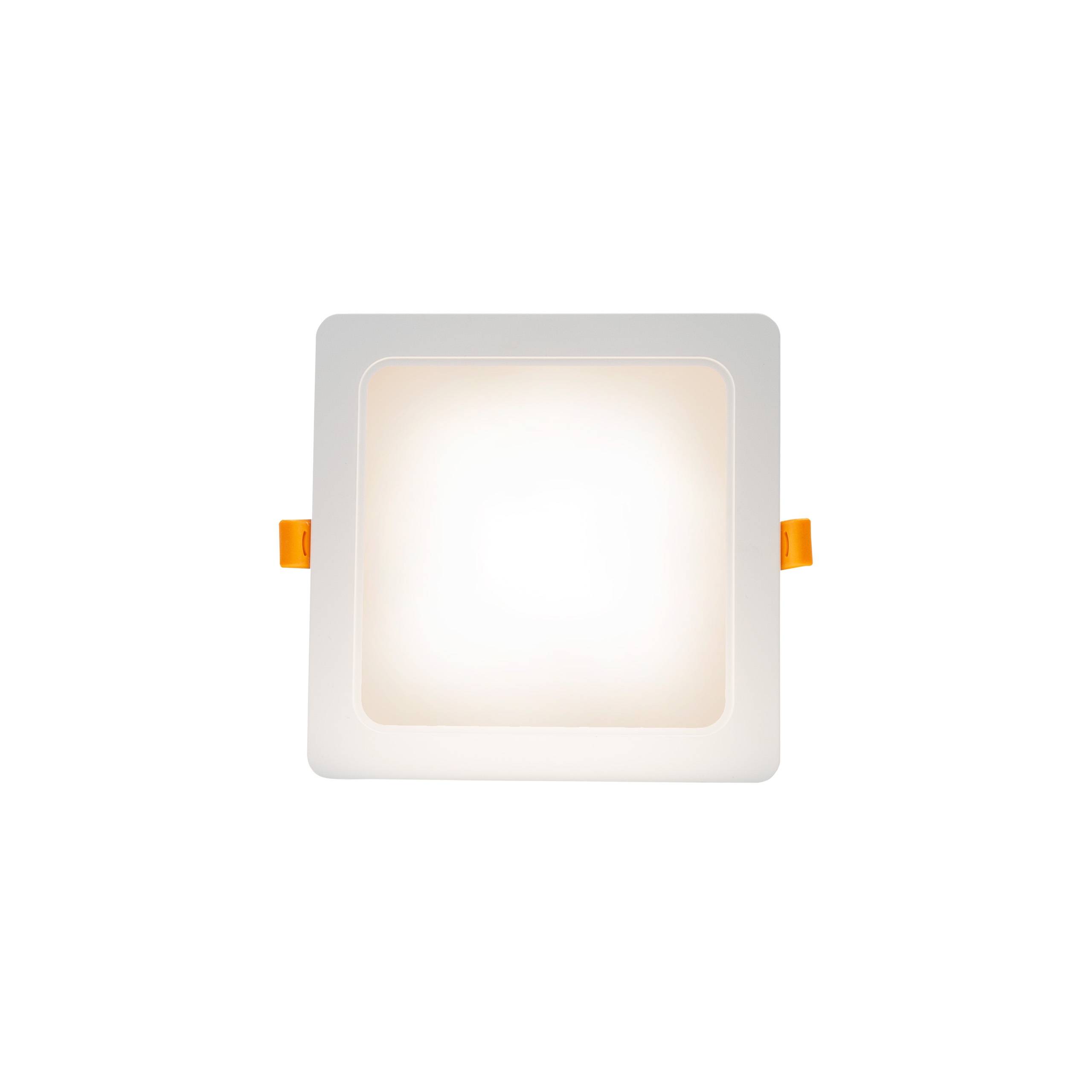Spectrum LED Panel DURE 3 Einbauleuchte 18W eckig 2200lm Badezimmerleuchte IP54 Warmweiß 3000K