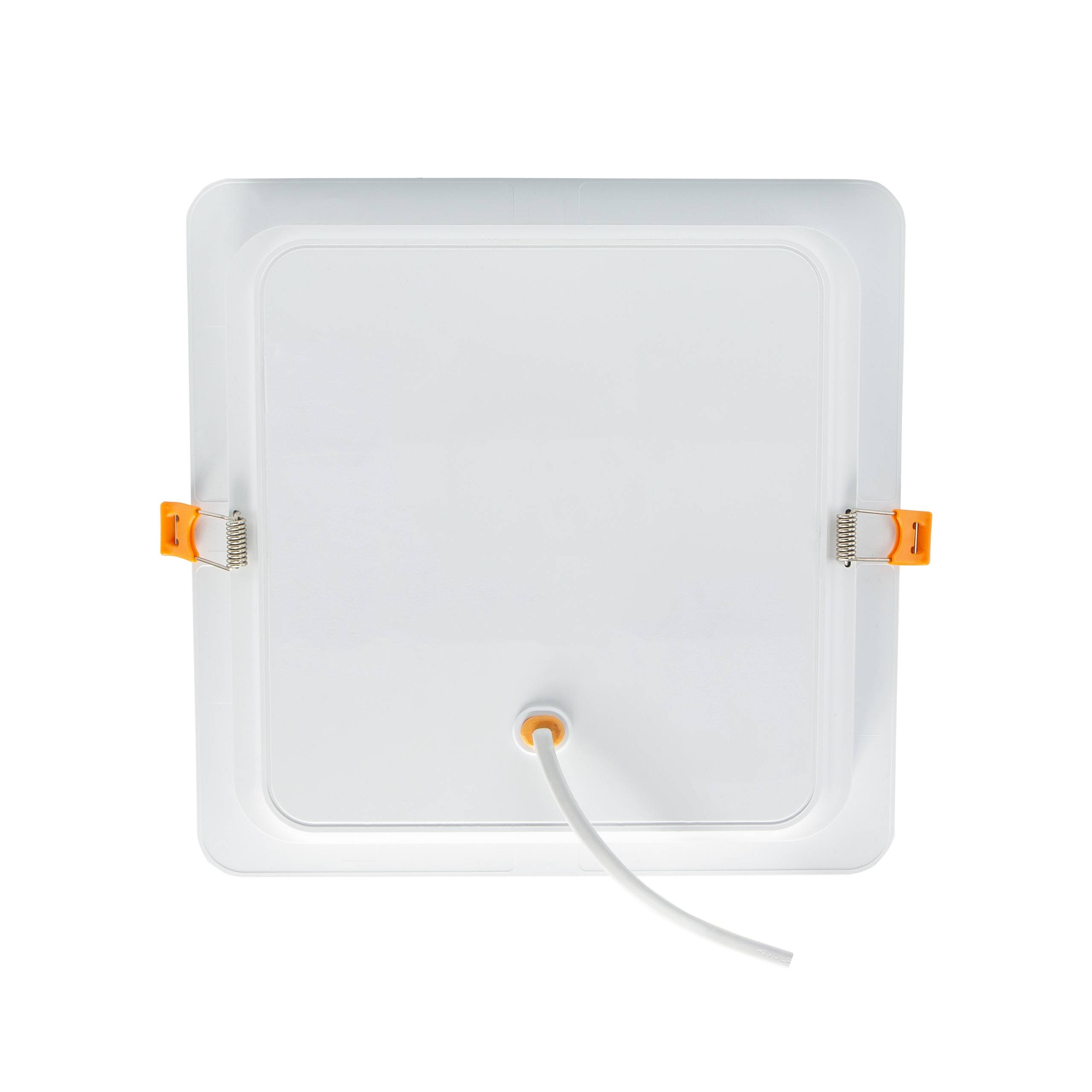 Spectrum LED Panel DURE 3 Einbauleuchte 24W eckig 2900lm Badezimmerleuchte IP54 Warmweiß 3000K