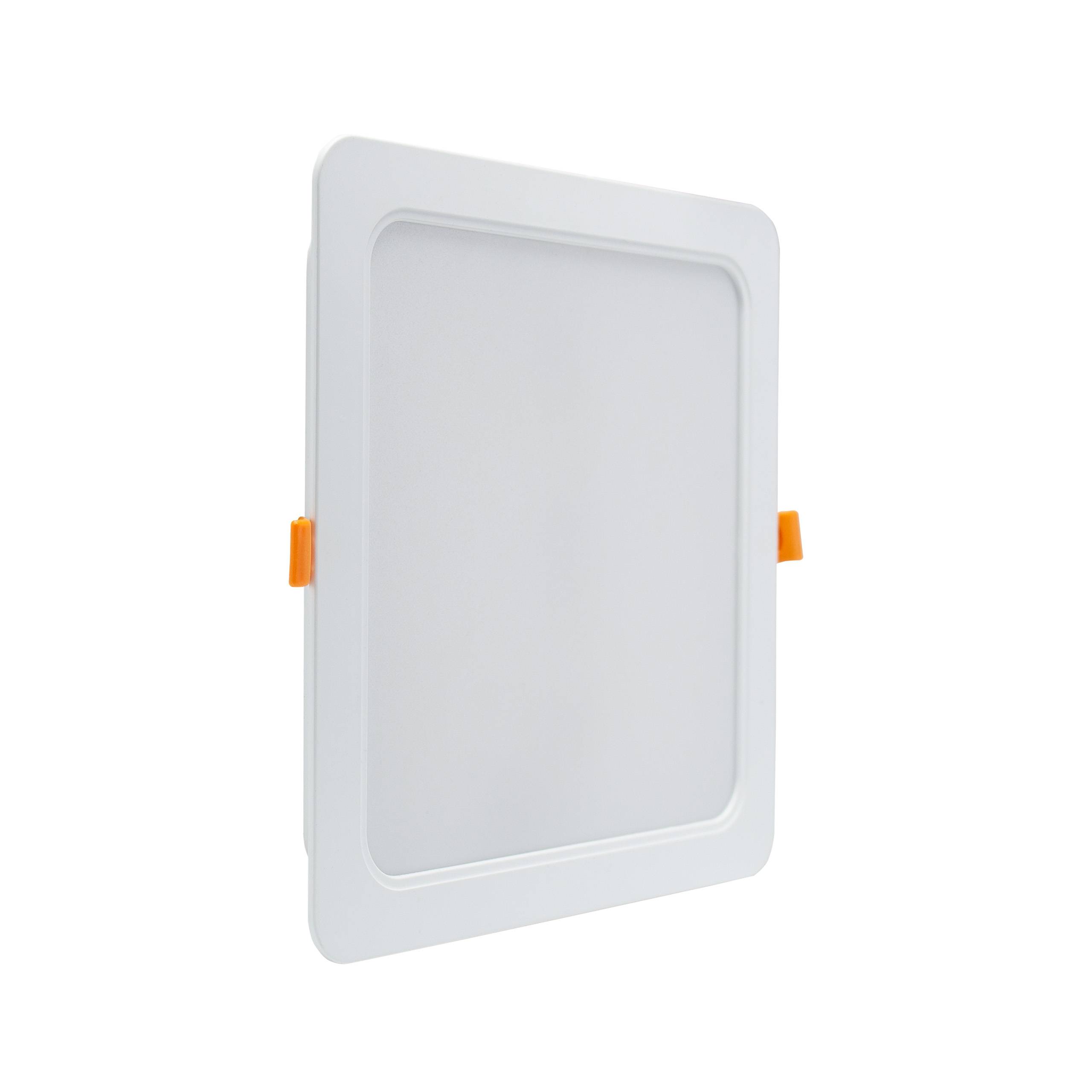 Spectrum LED Panel DURE 3 Einbauleuchte 24W eckig 2900lm Badezimmerleuchte IP54 Warmweiß 3000K