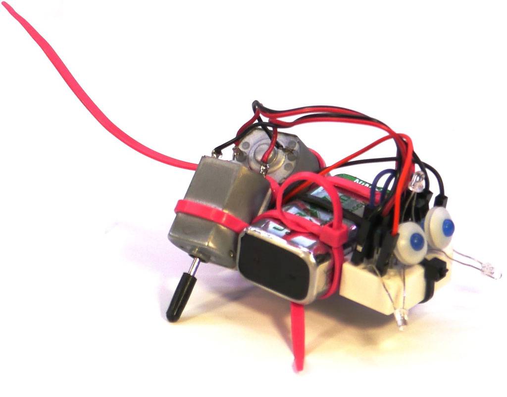 varikabi (pink / Maus) - Roboter-Bausatz zum Stecken mit 12 Funktionen, Elektronik-Bausatz von VARIOBOT