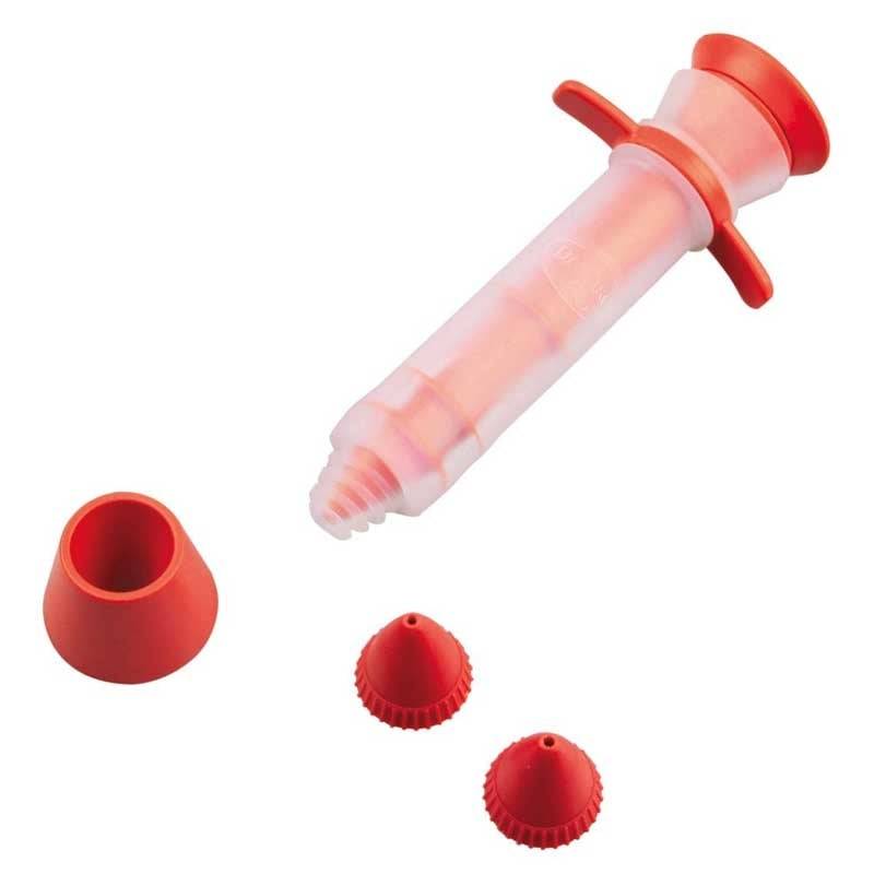 Dr. Oetker Silikon-Dekorierstift inkl. 2 Tüllen und Ständer