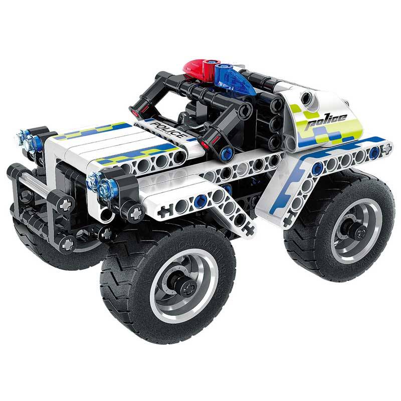 Teknotoys Active Bricks Pullback Polizei Auto