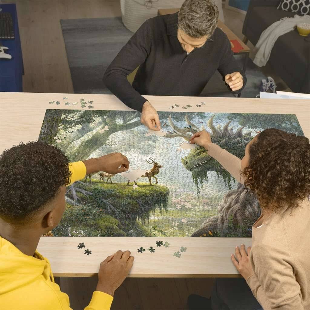 Original Ravensburger Quality Puzzle Der Walddrache erwacht (3000 Teile)