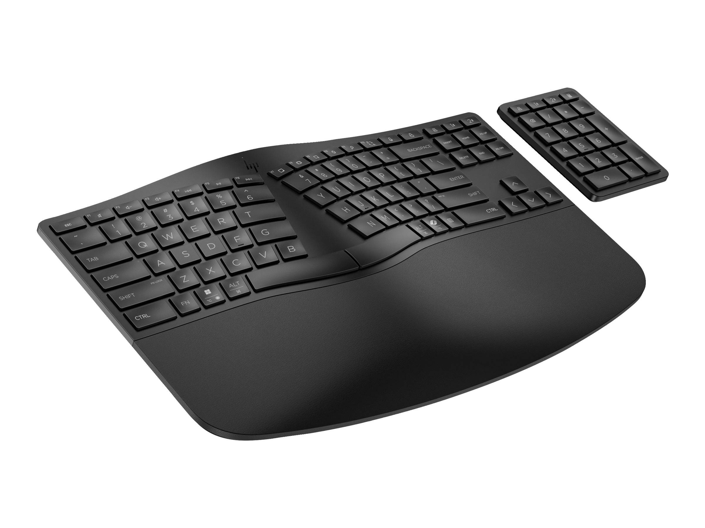 HP 960 - Tastatur-und-Tastenfeld-Set - kompakte Größe, 2-Zonen-Layout, separater Ziffernblock, kurzer Tastenhub, Multi-D