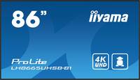 iiyama ProLite LH8665UHSB-B1 - 218 cm (86"") Diagonalklasse LCD-Display mit LED-Hintergrundbeleuchtung - Digital Signage