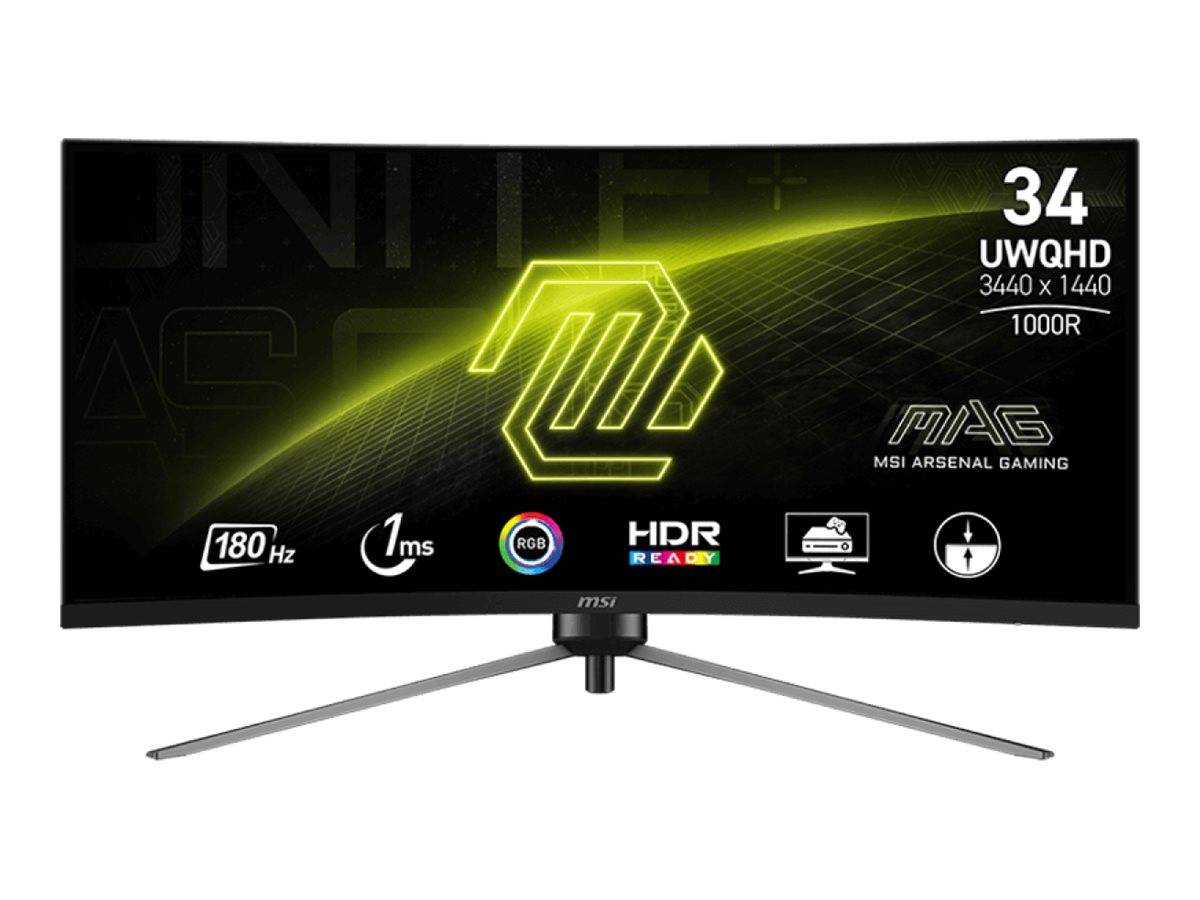 MSI MAG 345CQRDE - LED-Monitor - Gaming - gebogen - 86.4 cm (34"")