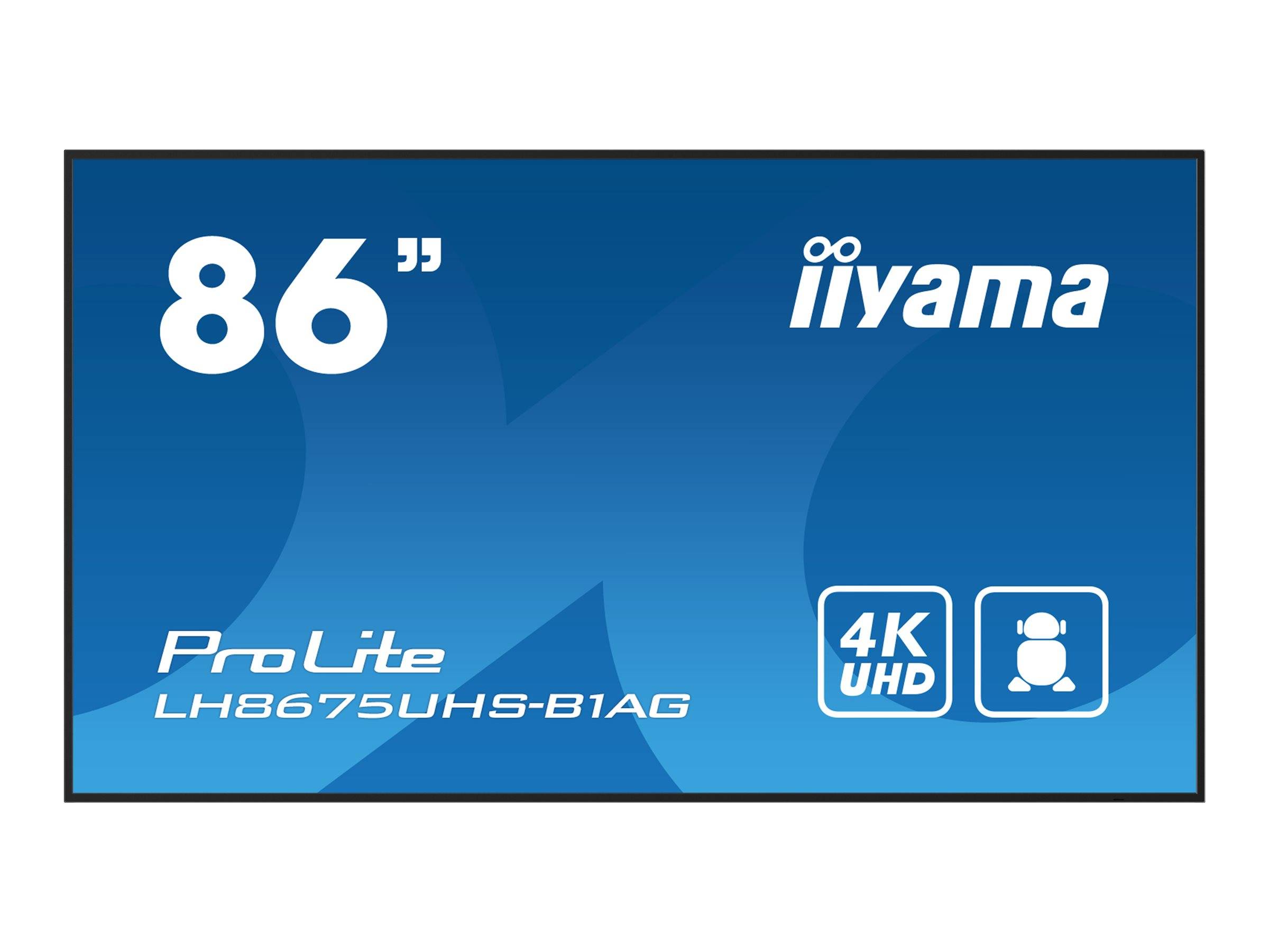 iiyama ProLite LH8675UHS-B1AG - 218 cm (86"") Diagonalklasse (217.4 cm (85.6"")