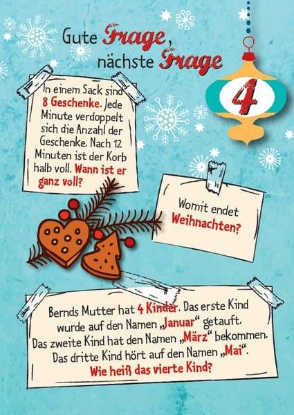 Rätseladventskalender to go