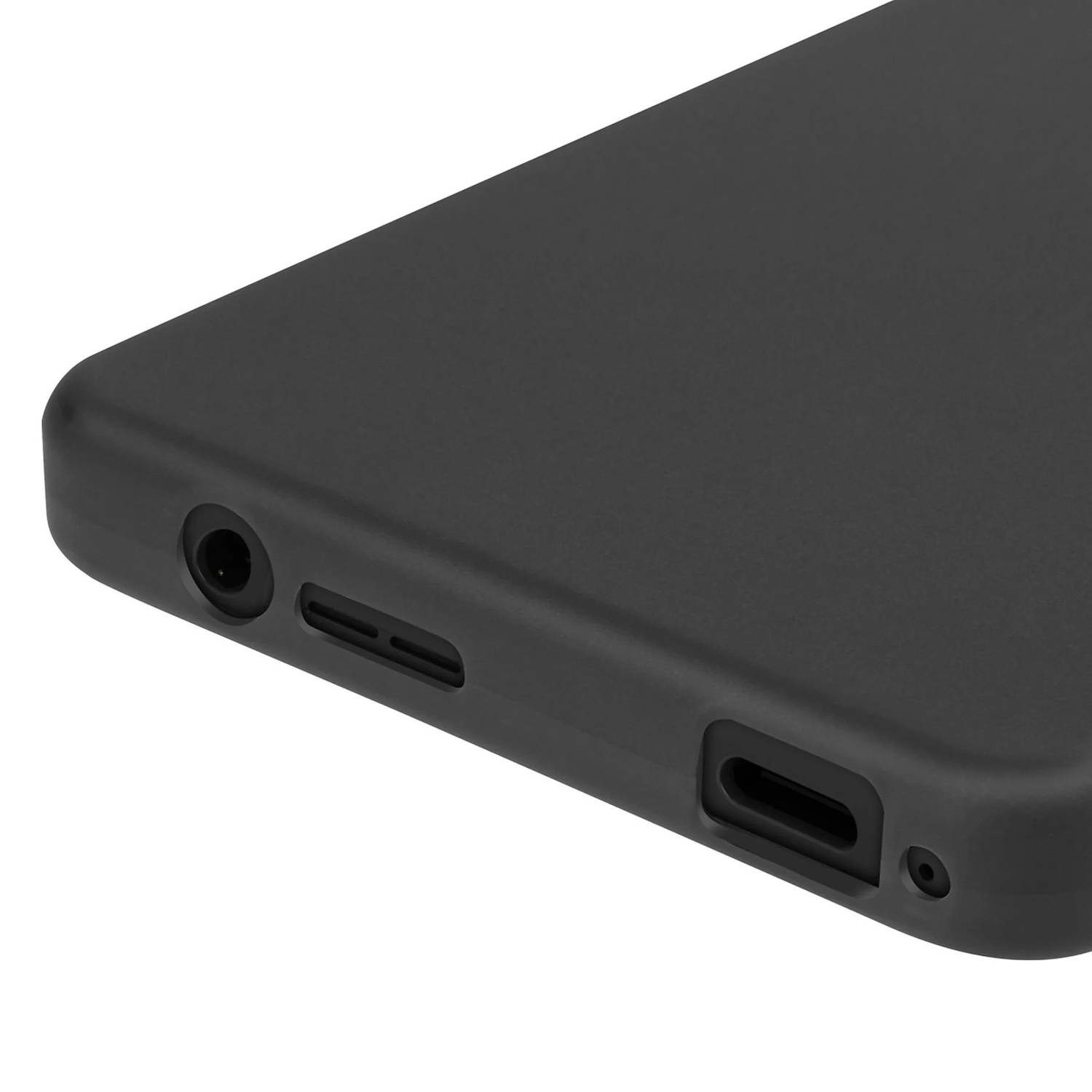Für Asus Zenfone 11 Ultra Silikon TPU Schutz Hülle Case dünn Schwarz