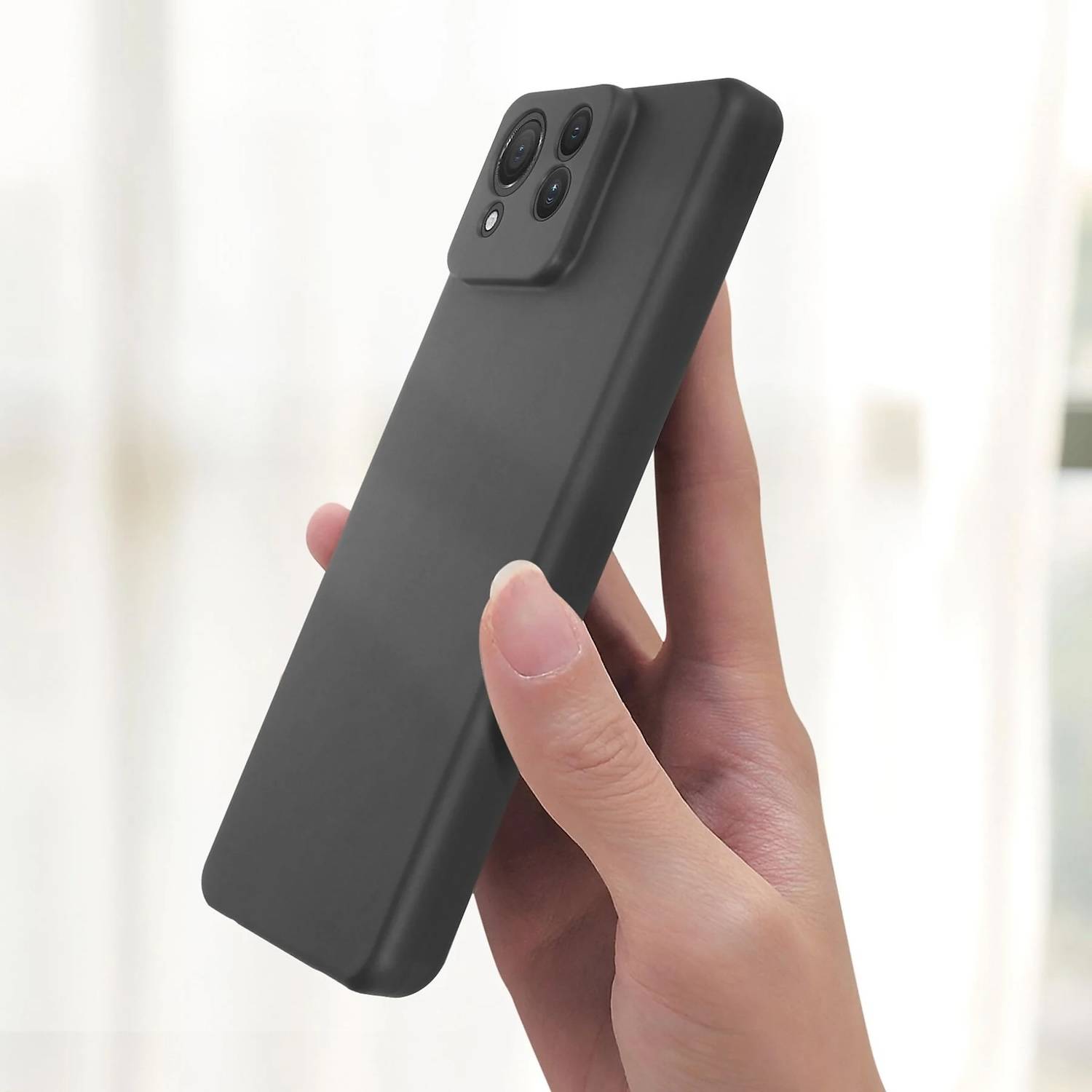 Für Asus Zenfone 11 Ultra Silikon TPU Schutz Hülle Case dünn Schwarz
