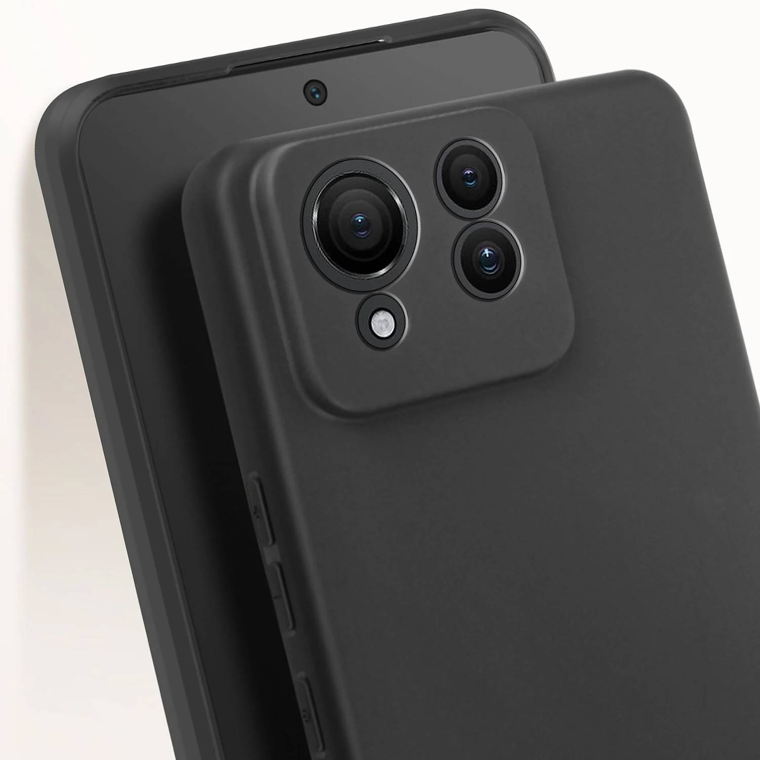 Für Asus Zenfone 11 Ultra Silikon TPU Schutz Hülle Case dünn Schwarz