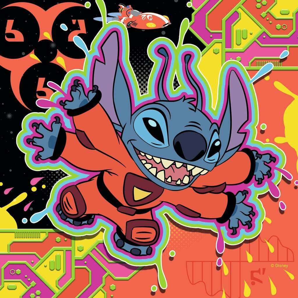 Ravensburger - Puzzle Disney Stitch 3x49p