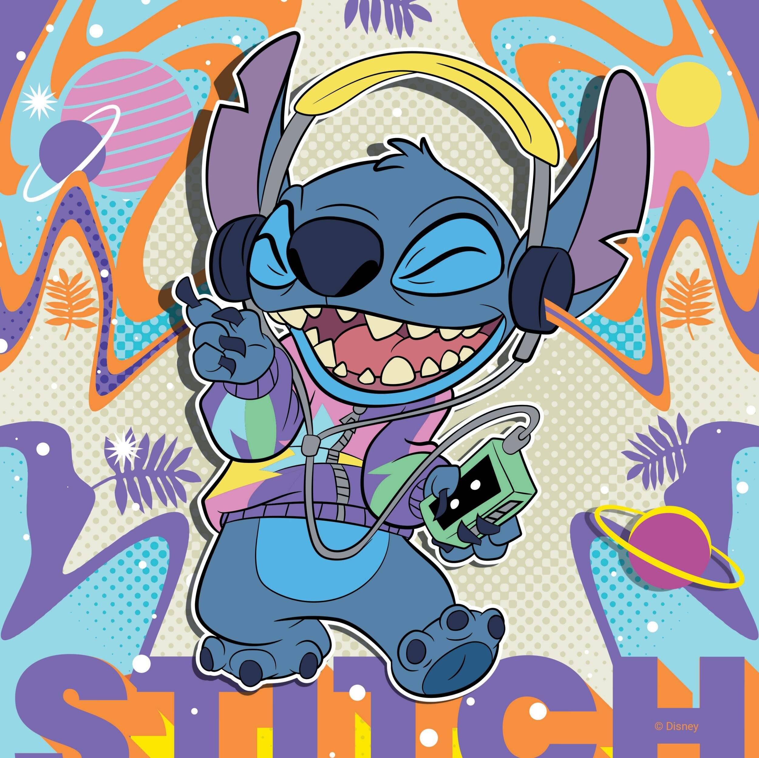 Ravensburger - Puzzle Disney Stitch 3x49p