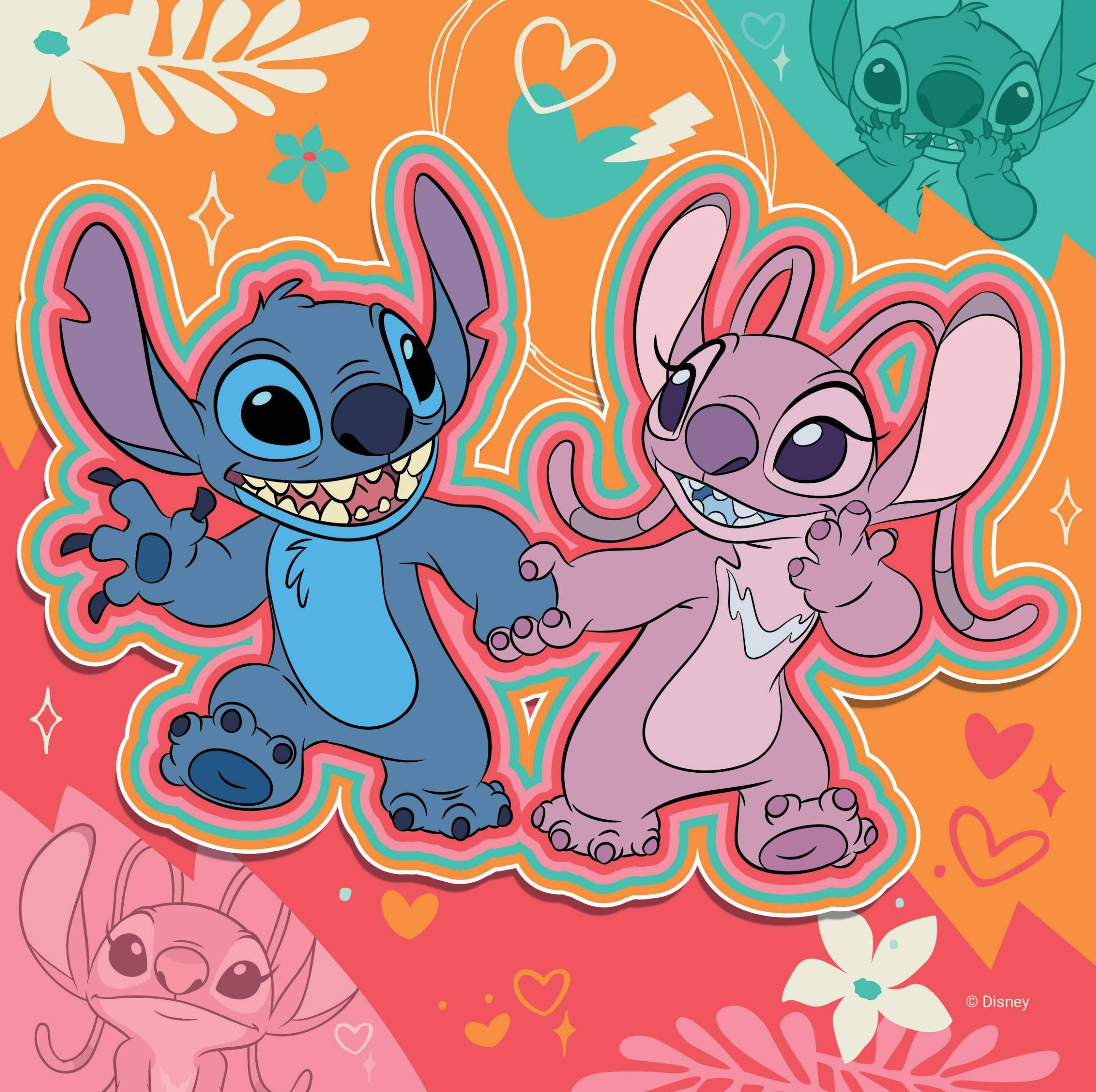 Ravensburger - Puzzle Disney Stitch 3x49p