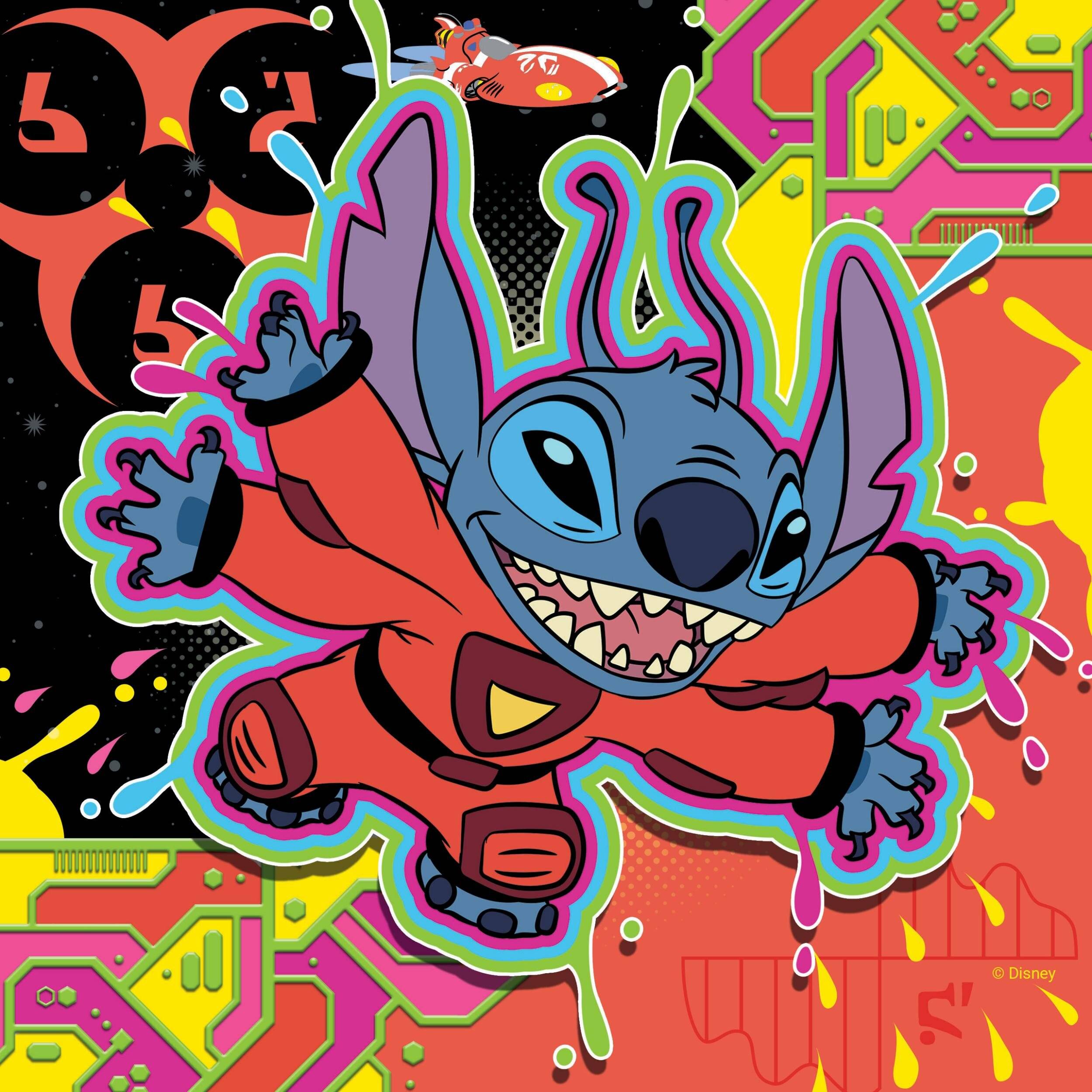 Ravensburger - Puzzle Disney Stitch 3x49p