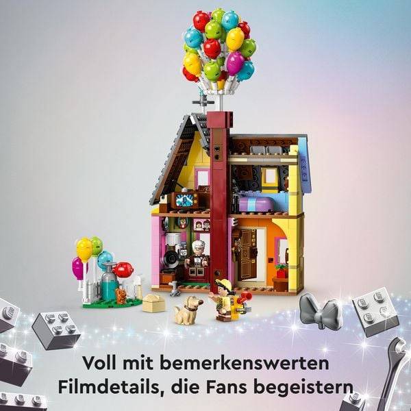 LEGO | Disney and Pixar 43217 Carls Haus aus „Oben“, baubares Spielzeug