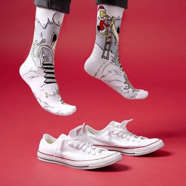 Grinch Socken "Auf frischer Tat", Gr. 36-41