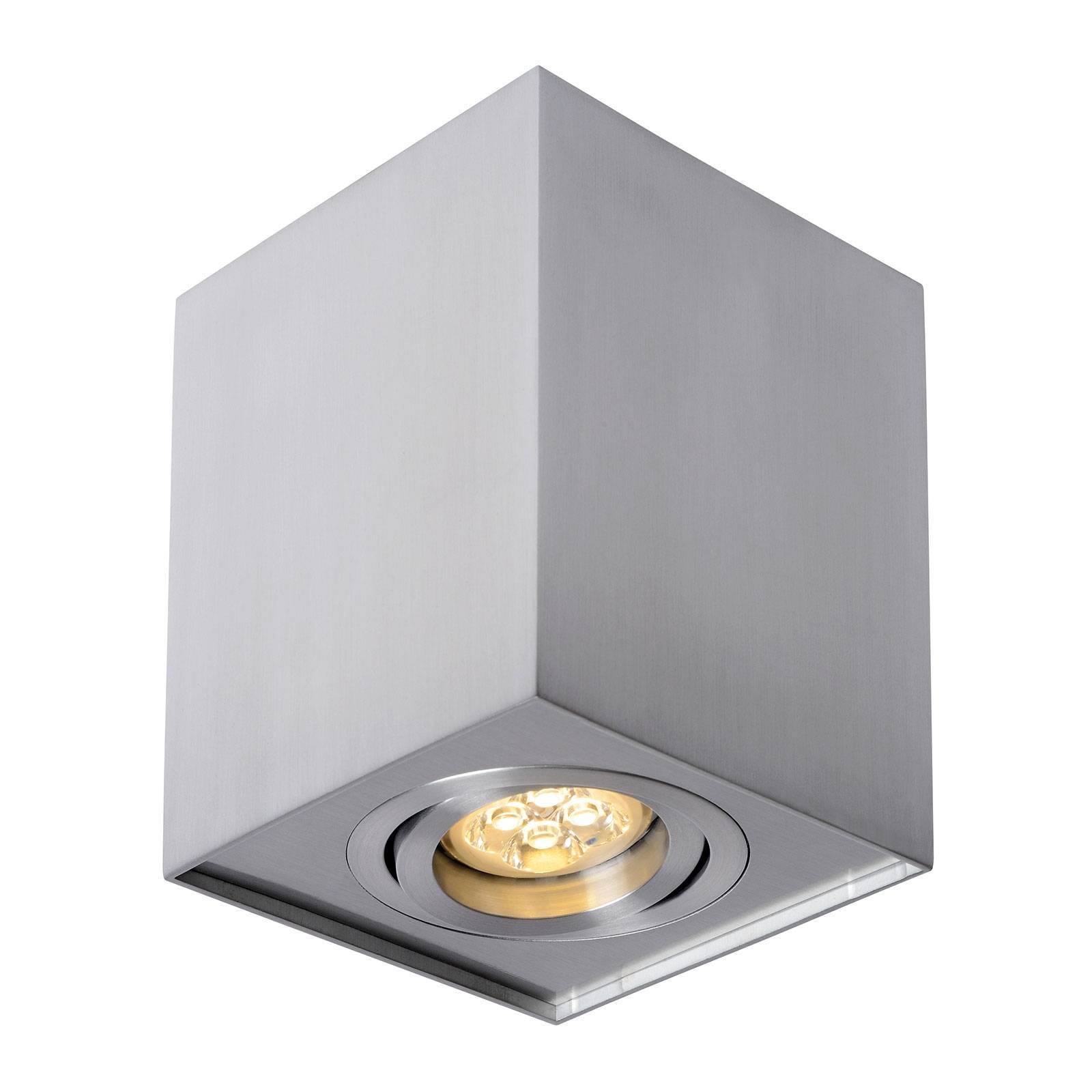 Spectrum LED Chloe GU10 schwenkbar silber Deckenleuchte IP20 downlight max.10W eckig
