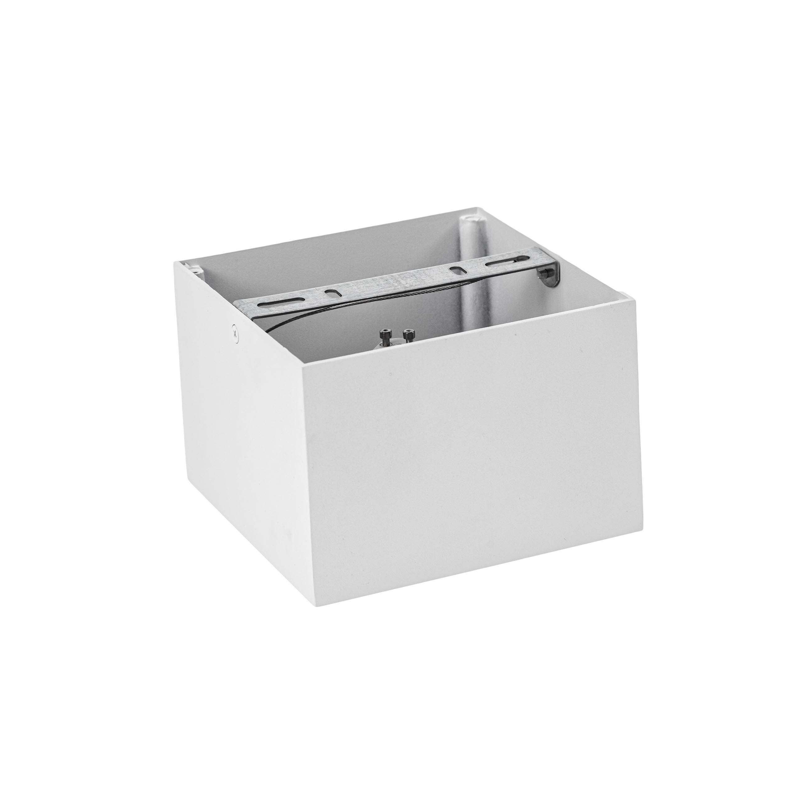 Spectrum LED Chloe AR111 GU10 schwenkbar weiß Deckenleuchte IP20 max. 50W eckig