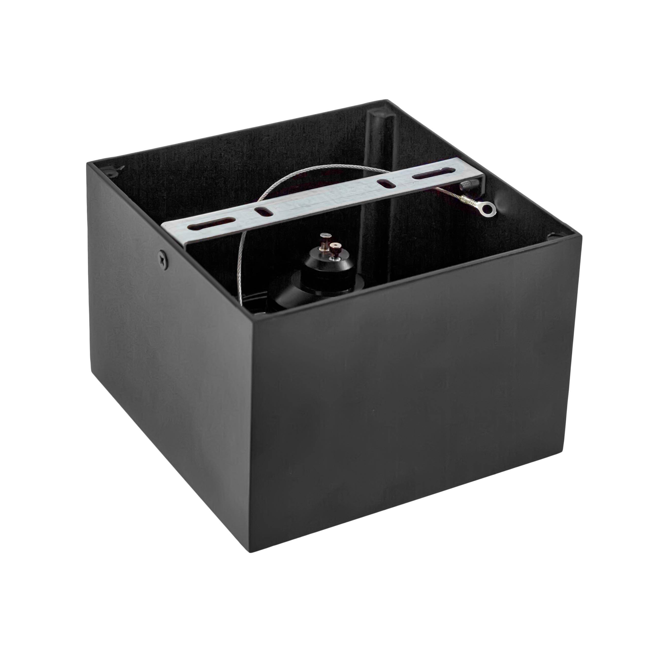 Spectrum LED Chloe AR111 GU10 schwenkbar schwarz Deckenleuchte IP20 max. 50W eckig