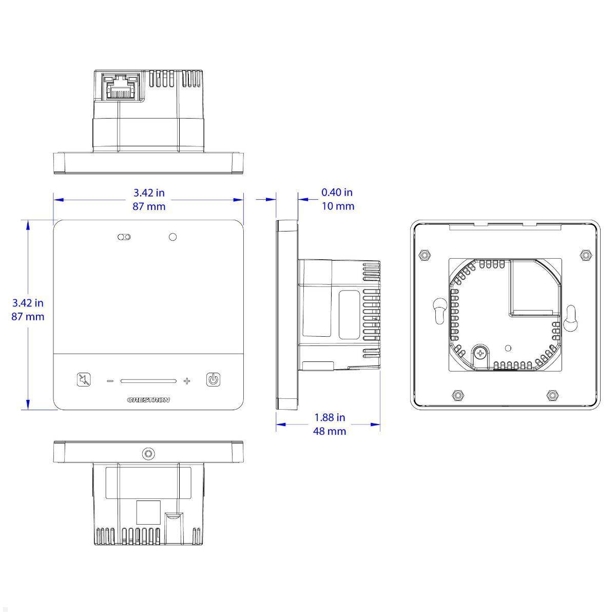 Crestron 3-Series Medienpräsentations-Controller 201 (MPC3-201-B)
