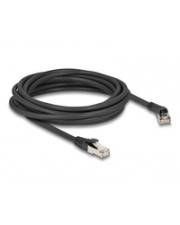 Delock RJ45 Netzwerkkabel Cat.8.1 S/FTP Stecker 45° nach rechts gewinkelt zu gerade CAT 8 FTP SFTP