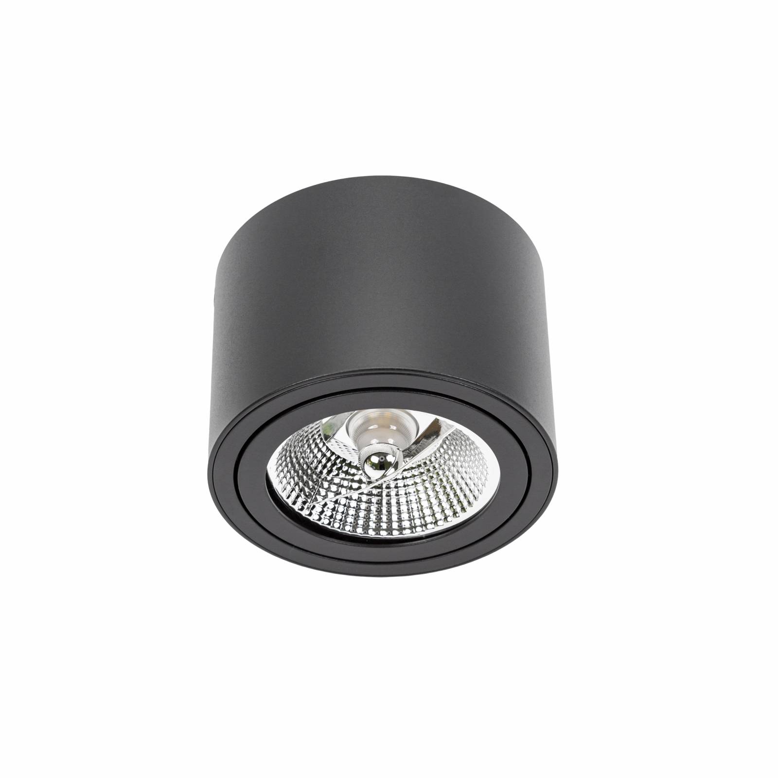 Spectrum LED Chloe AR111 GU10 Aufbauleuchte schwenkbar schwarz Deckenleuchte IP20 max. 35W