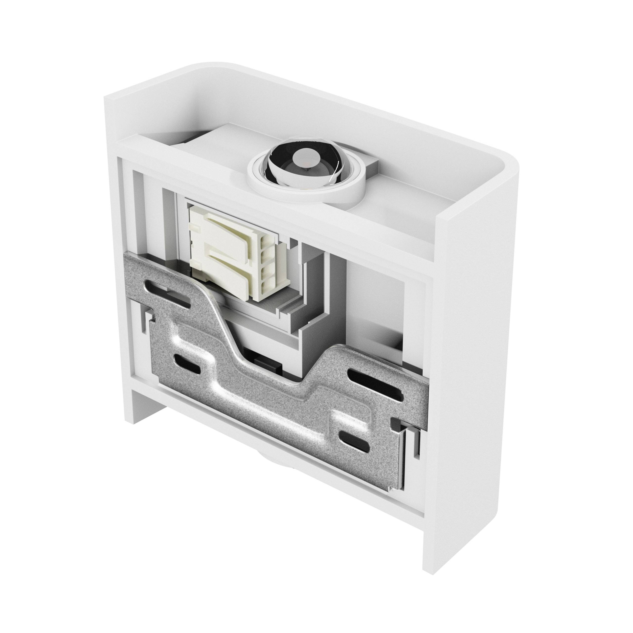 Spectrum LED Wandleuchte Lunarix Kinkiet 2W 200lm Außenleuchte IP54 weiß CCT 2700-6500K