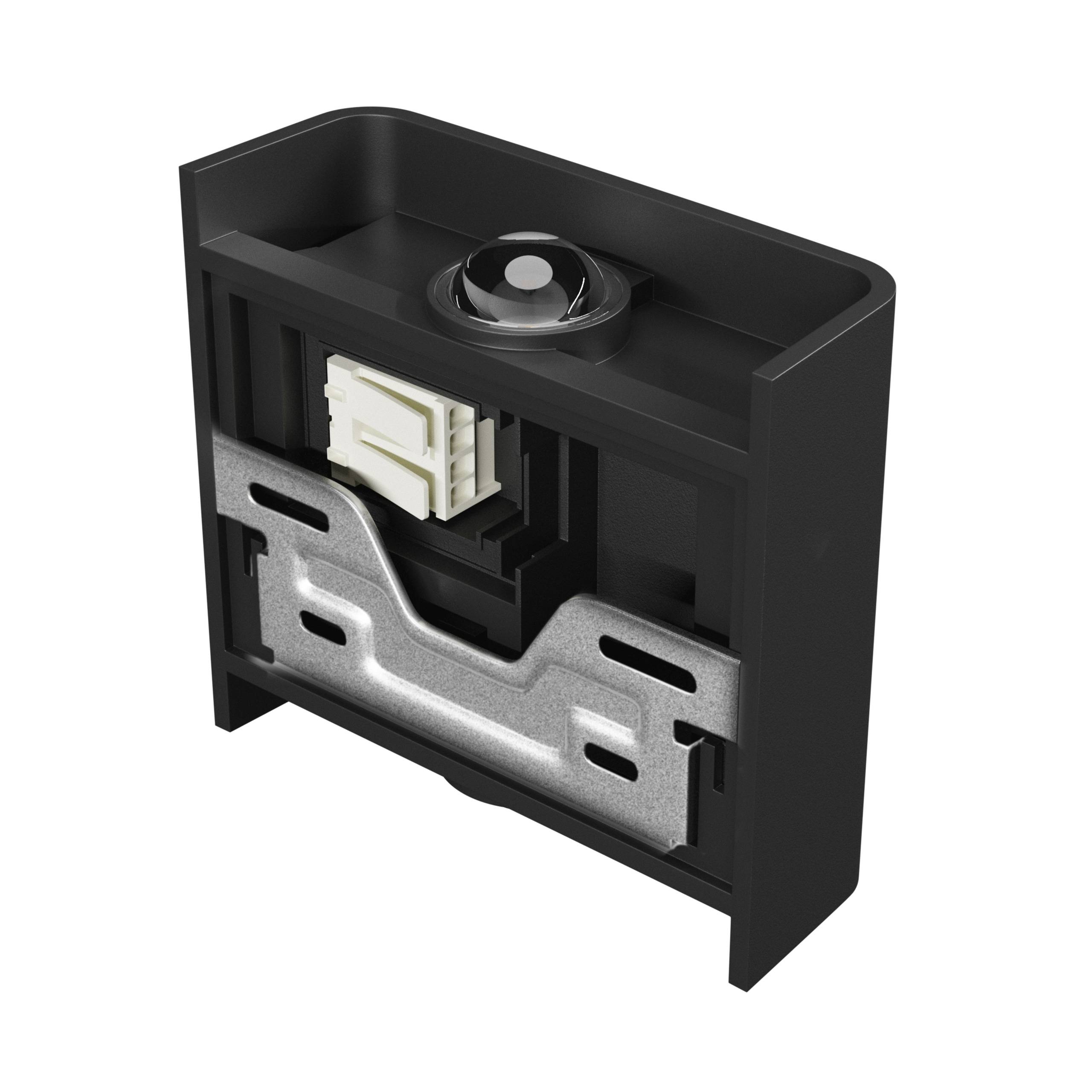 Spectrum LED Wandleuchte Lunarix Kinkiet 2W 200lm Außenleuchte IP54 schwarz CCT 2700-6500K